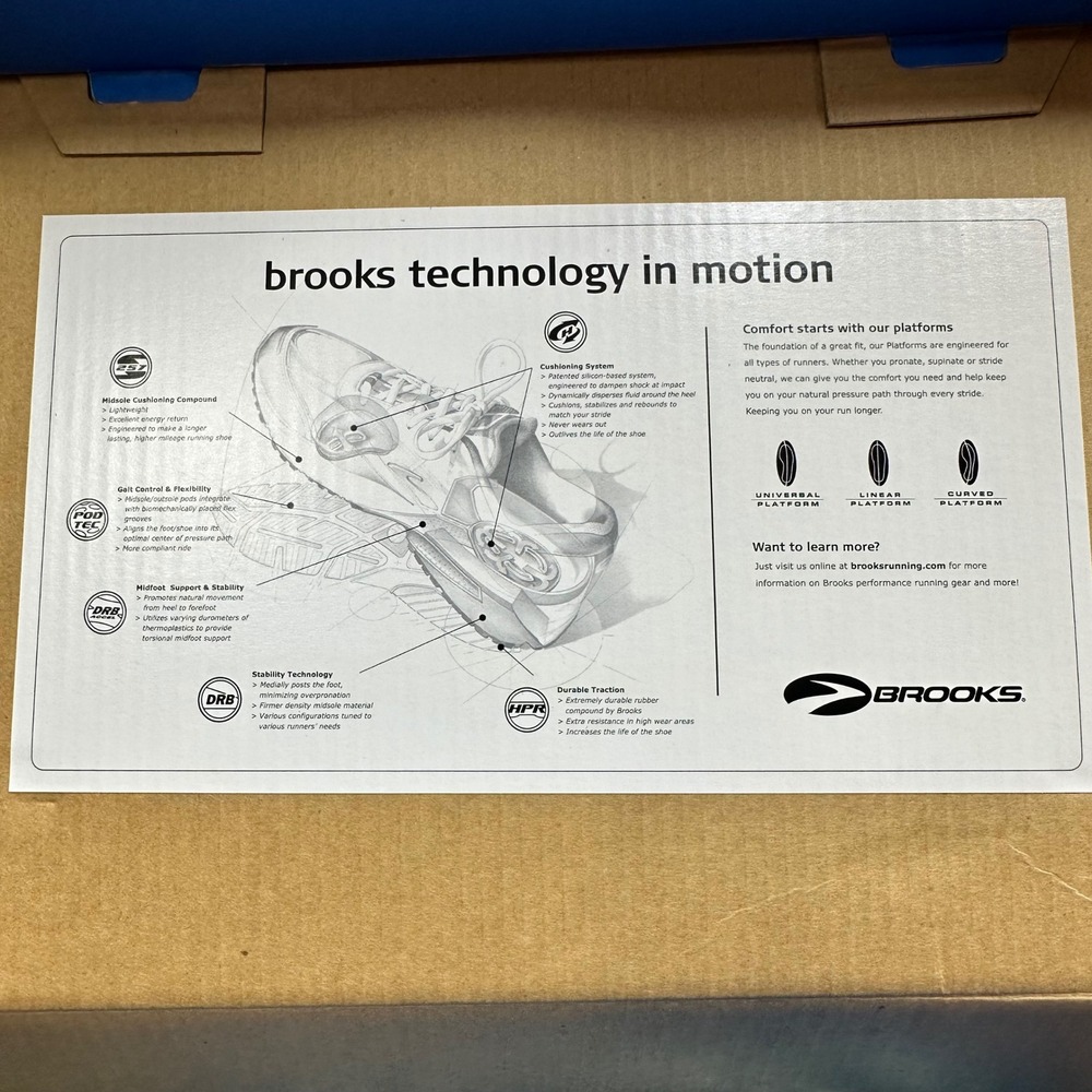 Brooks Cascadia Pivot Mens 10 D Yellow Black Trail Running Shoes Y2K 41153761 - Picture 10 of 11